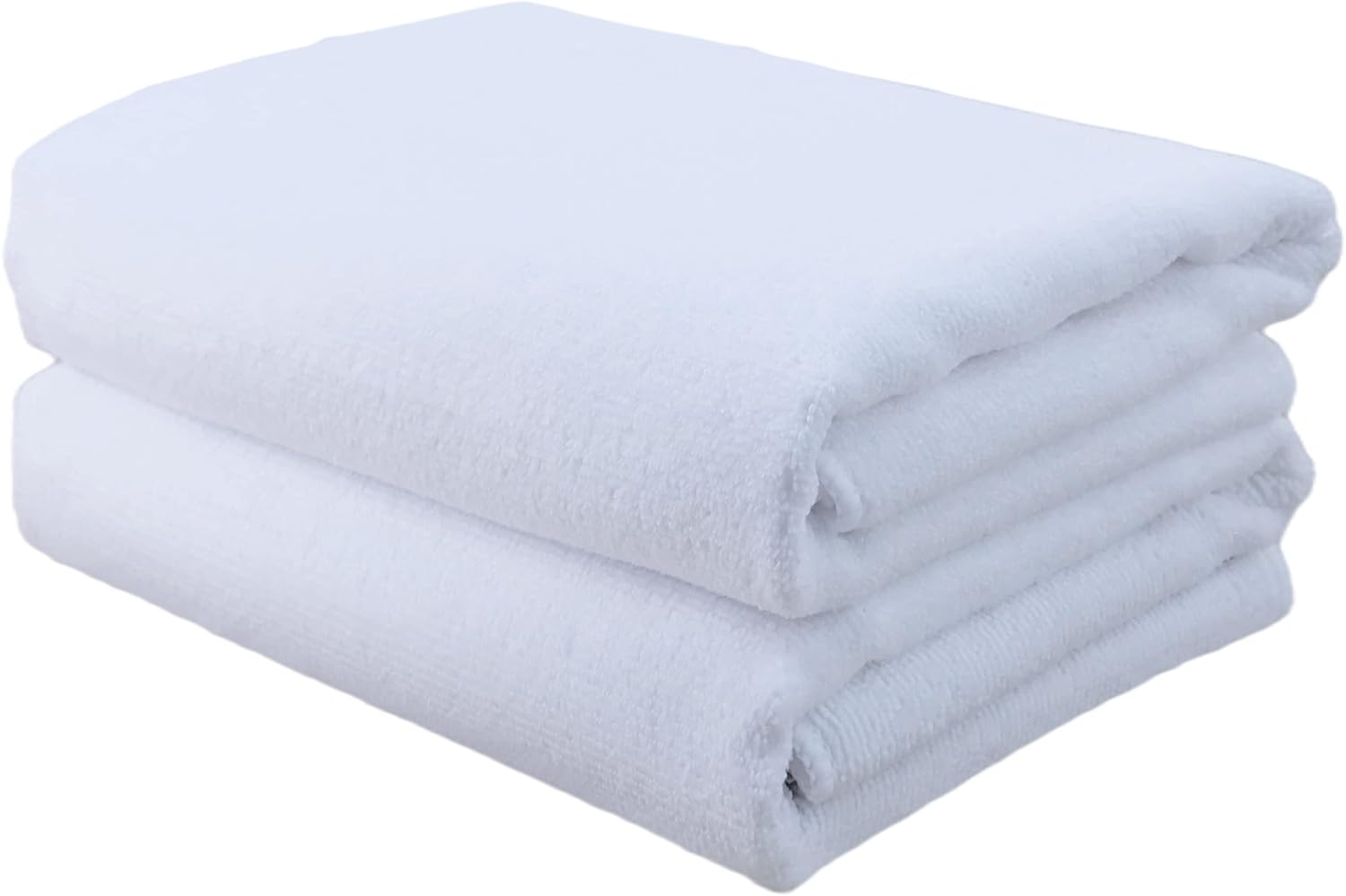 Polyte - Profi-Handtücher für Friseure - schnelltrocknend & fusselfrei - Mikrofaser - Weiß - 50 x 101 cm - 2 Stück